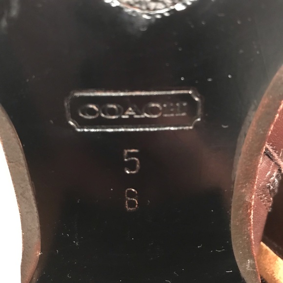 COACH tan suede brown leather Olivia  riding boots - Picture 4 of 8